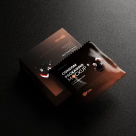 Condom With Dark Color Setup 02